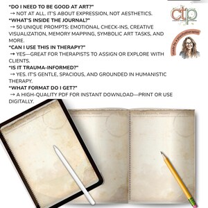 Art Therapy Journal: 50 Printable Prompts for Self-care and Mental ...