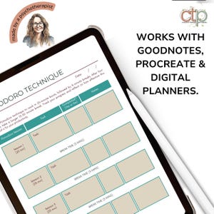 ADHD Daily Planner | 30-Day Printable Undated Digital Self-Therapy Journal for Teens + Adults | Neurodivergent Productivity Toolkit