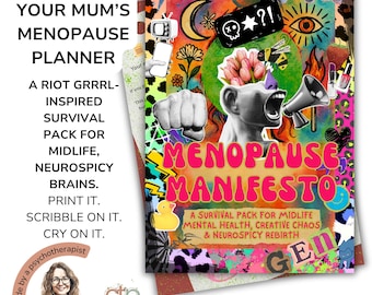 Menopause Ebook and Worksheets - The Menopause Manifesto: Wild Woman Gen X Journal (PDF)