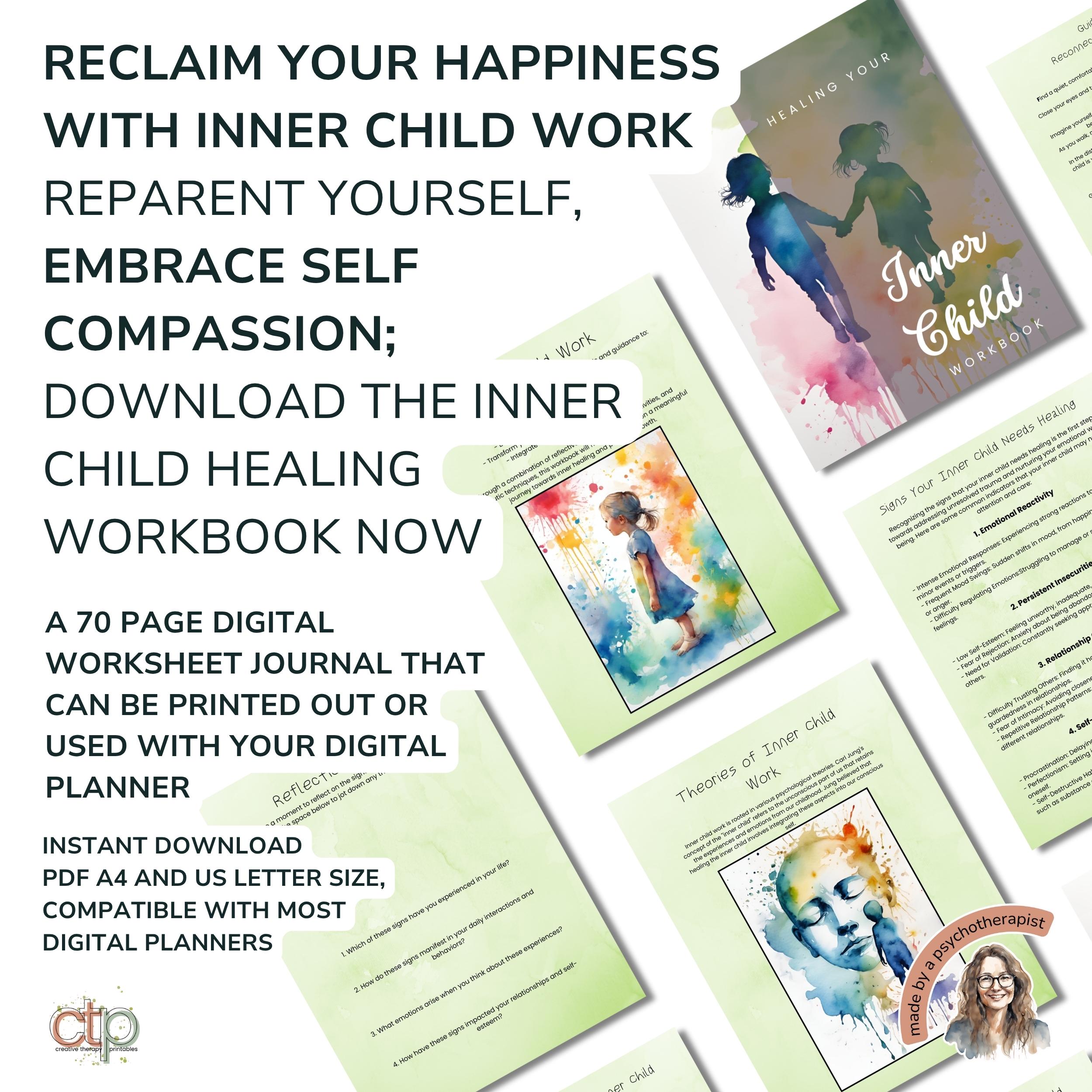 Healing Insecurity Inner Child Workbook: Therapy, Self-care, Trauma ...