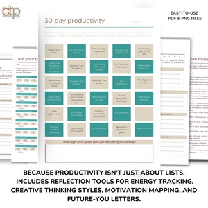 ADHD Daily Planner | 30-Day Printable Undated Digital Self-Therapy Journal for Teens + Adults | Neurodivergent Productivity Toolkit