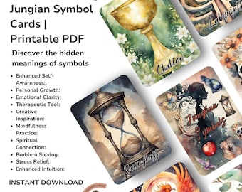 Jungian Archetype Cards: Shadow Work & Creativity (Digital Download)