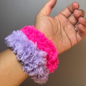 Crochet Fluffy Scrunchies