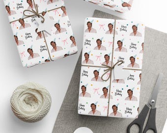 Pedro Pascal Wrapping Paper, Birthday Gift, Wrapping Paper, Gift Wrapping Pedro Pascal Paper, Birthday Paper