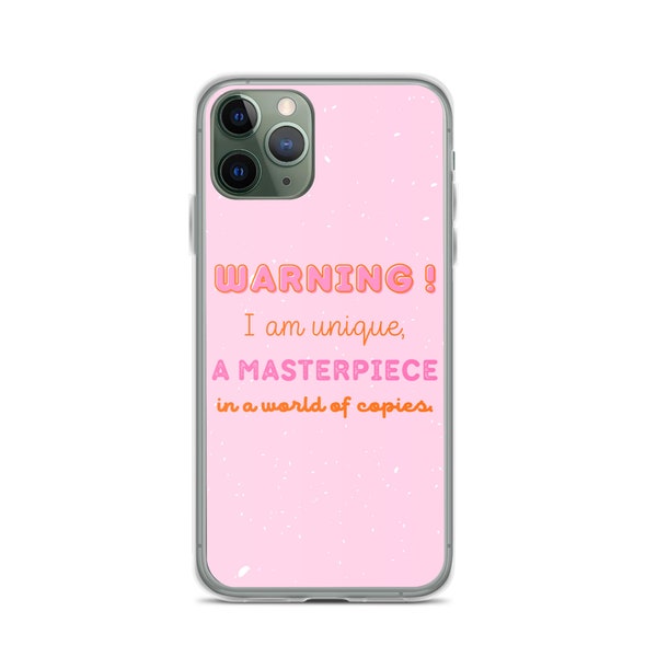 I am unique - iphone case