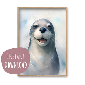 Póster infantil "Rafael Robbe" Póster para imprimir Descarga instantánea de cuadros digitales de pared habitación infantil habitación de bebé cartel de animales personalizable