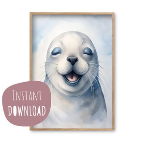 Cartel infantil "Richard Robbe" cartel para imprimir Descarga instantánea imágenes digitales de pared habitación infantil habitación de bebé cartel de animales personalizable