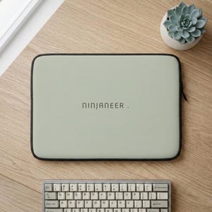 Software Engineer Laptop Sleeve: Ninjaneer, Sage Neoprene 13″/15″
