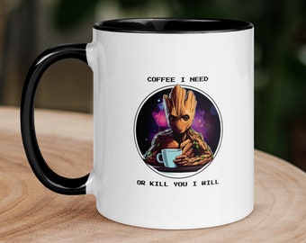 Groot Coffee Mug: Guardians of the Galaxy Nerdy Office Cup