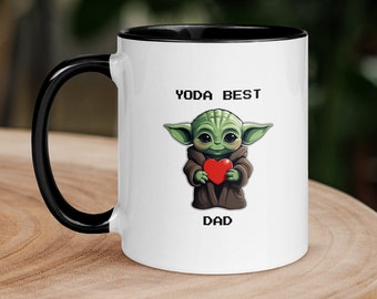 Yoda Best Dad Kaffeebecher - Star Wars Nerdy Dad Geschenk