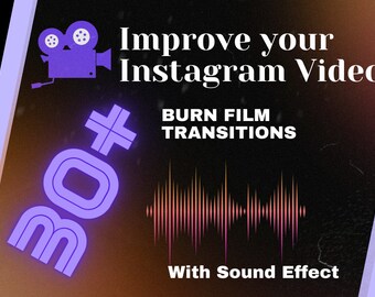 FILM BURN TRANSITION with Sound Effects!!!