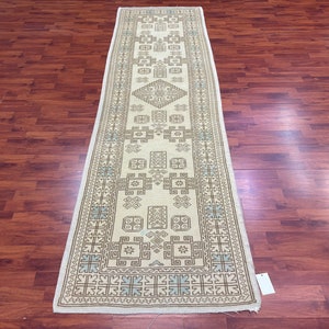 9.3x2.9 ft Antique Handmade Turkish Rug Top Quality Turkish rug Home Decor Rug Vintage Rug Tribal Antique Rug, Colorful rug