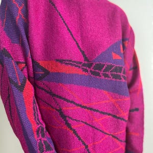 Vintage wool and kid mohair sweater made in Germany, size Large / oversize
