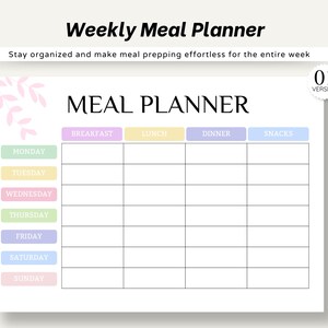 weekly meal planner
printable
meal planner
food diary
food journal
meal tracker
grocery list
kitchen inventory
meal prep
meal plan
shopping list
daily meal planner
meal planner pdf