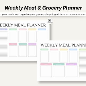 weekly meal planner
printable
meal planner
food diary
food journal
meal tracker
grocery list
kitchen inventory
meal prep
meal plan
shopping list
daily meal planner
meal planner pdf