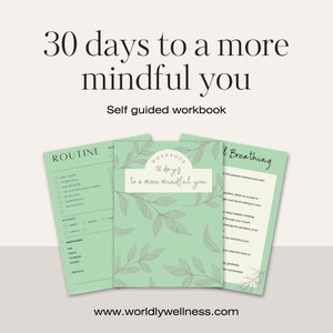 30 Days of Mindfulness Workbook