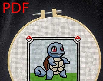 Squirtle cross stitch pattern pdf
