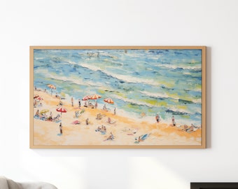 Beach Samsung Frame TV Art | Australian Beach Art | Samsung Art Tv Frame | Ocean Tv Art | Art For Samsung Frame TV | Seaside TV Art