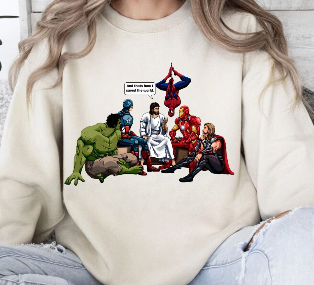 That's How I Saved the World Jesus Superheroes Png Shirt, Funny ...