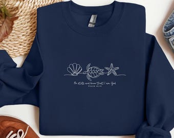Be Still And Know Svg, Groovy Christian Design (Digital Download)
