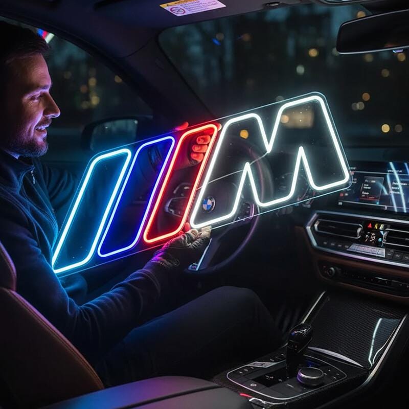 Bmw m logo neon - Etsy 日本