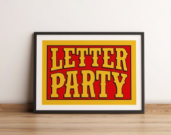 Wall decor art print for apartment print master bedroom wall art letter party