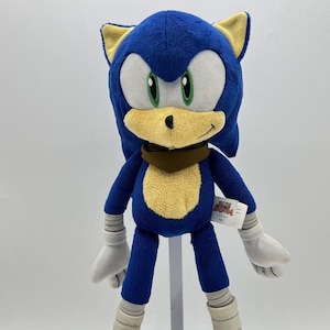 Tomy Sonic the Hedgehog Sonic Boom W Scarf Plush Toy 14” Sega