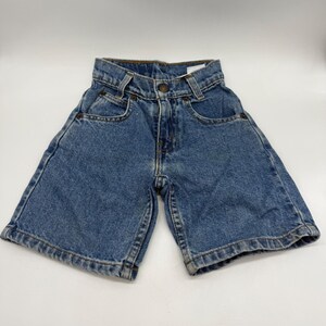 Levi's 550 Jeans Shorts Kinder Gr. 4 Blau Relaxed Fit Slim Orange Tab Vintage