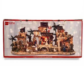 JCPenney ホームコレクション ベツレヘムの町 イルミネーション降誕シーン 欠陥あり