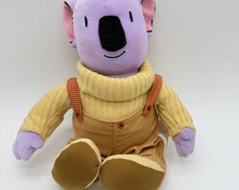 Peluche Buster parlante des frères Koala de Fisher Price uvres d'art vintage rares