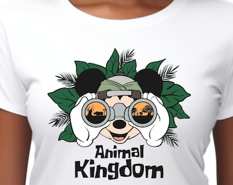 Animal Kingdom Mickey Mouse Safari Shirt, Disney Family Trip
