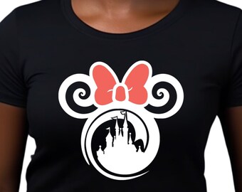 Minnie Mouse Shirt, Disney Castle Shirt, Mickey Mouse Shirt, Disneyland Shirt, Disney Family Shirts, Disneyworld Shirt, AN10018