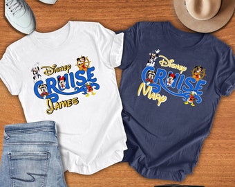 Customize Disney Shirt,Disney Cruise Mom,Disney Cruise Dad,Minnie Mouse,Disney Characters Cruise Shirt,Donald Duck,Pluto,Goofy, AN10037