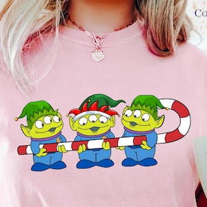 Toy Story Alien, Toy Story Alien Christmas Shirt, Toy Story Christmas Shirt, Toy Story Alien Shirt, Comfort Colors, Disney Christmas, 122085