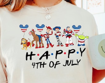 Disney Toy Story Happy 4Th Of July Shirt, Comfort Colors Shirt, Disney Toy Story Shirt, Disney 4Th Of July Shirt, Toy Story Shirt, 121423