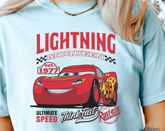lightning mcqueen shirt, lightning mcqueen t shirt, lightning mcqueen, disney shirt, Disney family shirts, cars shirt, 121323
