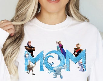 Personalized Frozen Shirt, Disney Frozen Shirt, Frozen Mom Dad Bro