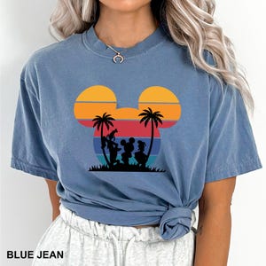 Mickey and Friends Beach Shirt, Comfort Colors, Disney Surfing Shirt, Disney Summer Vibes Tee, Disney Summer Vacation Shirt, 122938