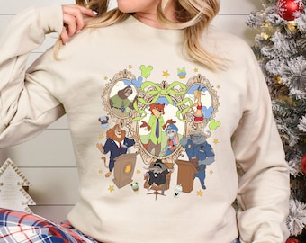 Coquette Watercolor Zootopia Sweatshirt, Judy Hopps Nick Wilde Hoodie, Welcome To Zootopia Disney Hoodie, Locket Zootopia Crewneck 124135