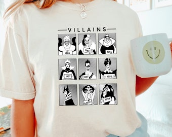 Villains, Villains Shirt, disney family shirts, disney villains, disney  couple shirt, witch shirt, disney shirt, disney world, 121189