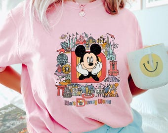 Mickey Disneyworld Shirt, Comfort Colors, Retro Walt Disneyworld Shirt, Mickey Mouse Shirt, Vintage Disneyworld Trip Shirt, 122921