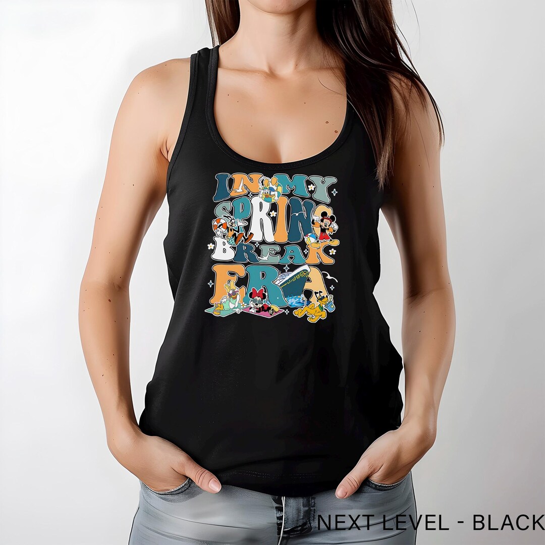 Disney in My Spring Break Era Tank Top, Disney Friends Tank Tops ...