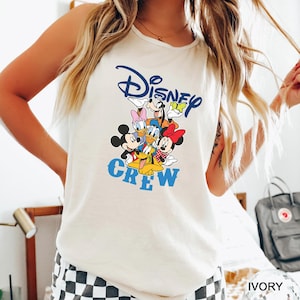 disney crew tank top, disneyword tank, disneyworld shirts, cotton tank top, disney tank top, disney family shirts, disneyland tank, 120417