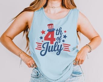 Patriotic 4th of july Tank Top, 250th USA Birthday Tanks, America 250 Years of Freedom Tank, July 4th tee, 125015