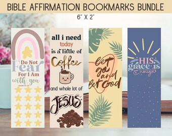 Lindo marcador personalizado de afirmación positiva boho, lector chrisitan, guía de estudio bíblico, descarga instantánea, boho imprimible, versos motivacionales