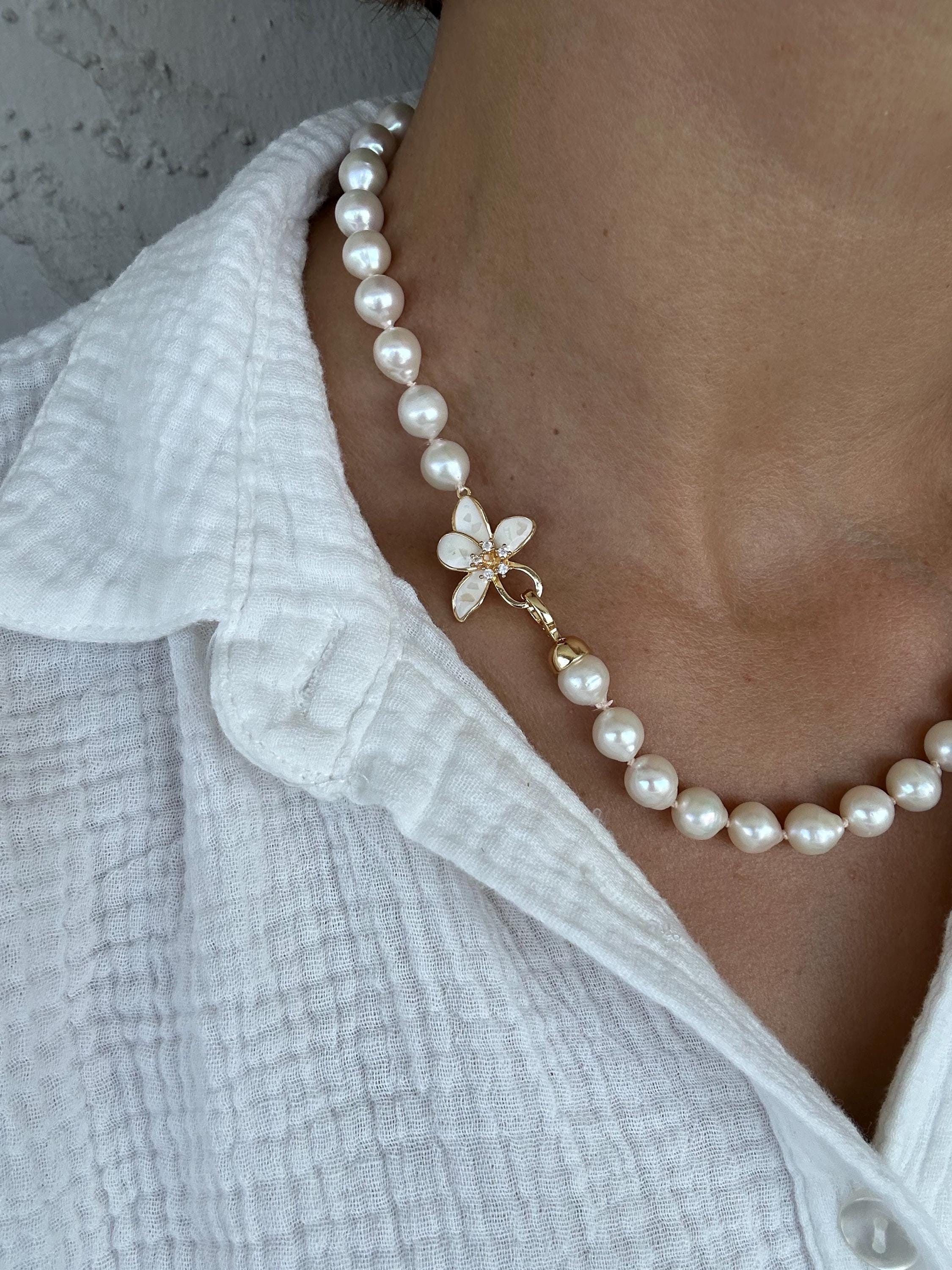 Collana con Perle di Acqua Dolce 12-15.2mm :: Orologeria e Gioielleria Sorelle Ronco