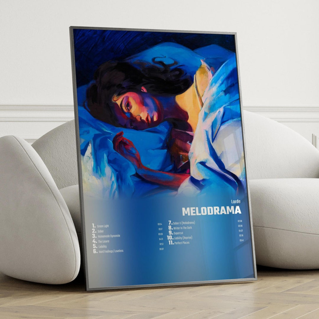 Lorde Melodrama Album Cover Poster Wall Art, Lorde, Melodrama - Etsy