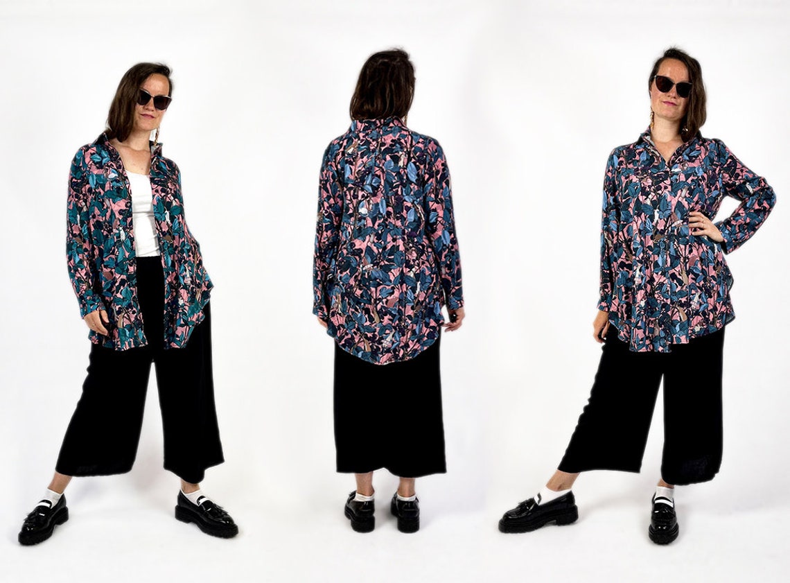 koszula oversize myszki w jezynach nawrotanka stylizacja