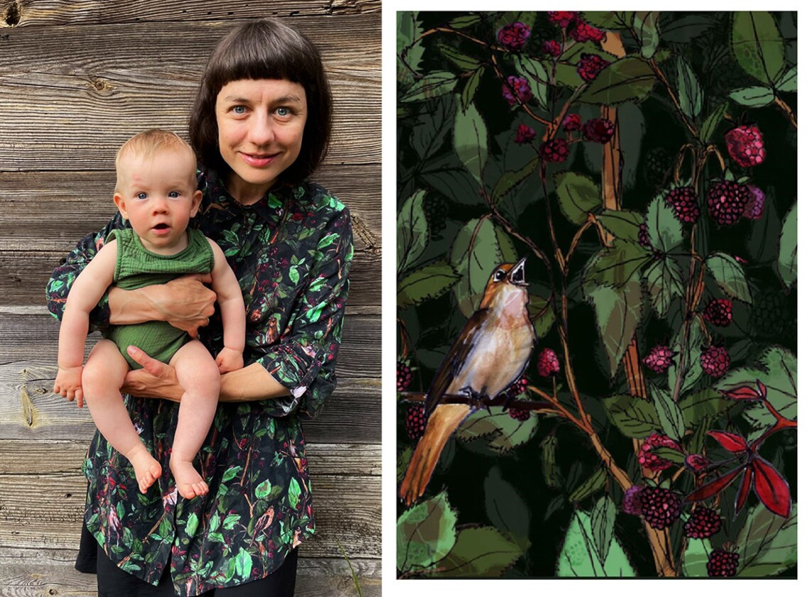 Maternity fashion & Breastfeeding-friendly top