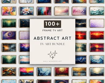 Abstract Frame Tv Art, Minimal Abstract Painting Frame Tv Art Bundle, Modern Home Decor, Frame Tv Digital Artwork, Digital Download | TV265